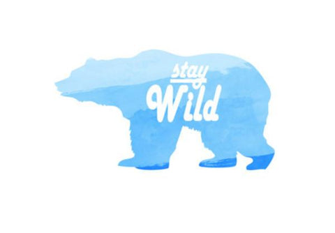 PosterGully Specials, Stay Wild. Wall Art