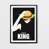 One Piece Pirate King Wall Art