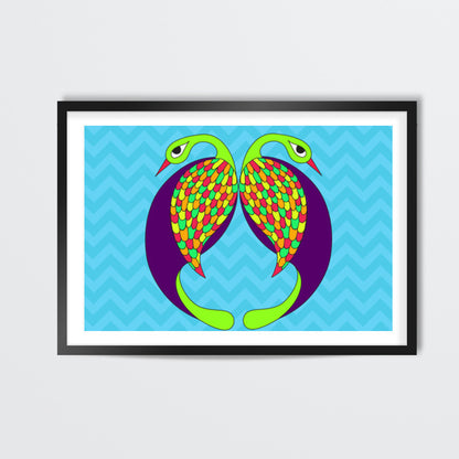 Peacock Love Wall Art