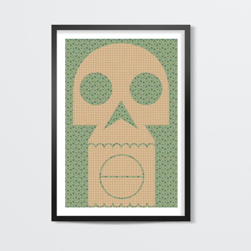 Pop Art Pill Skull Wall Art