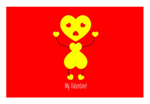 Bee My Valentine Art PosterGully Specials