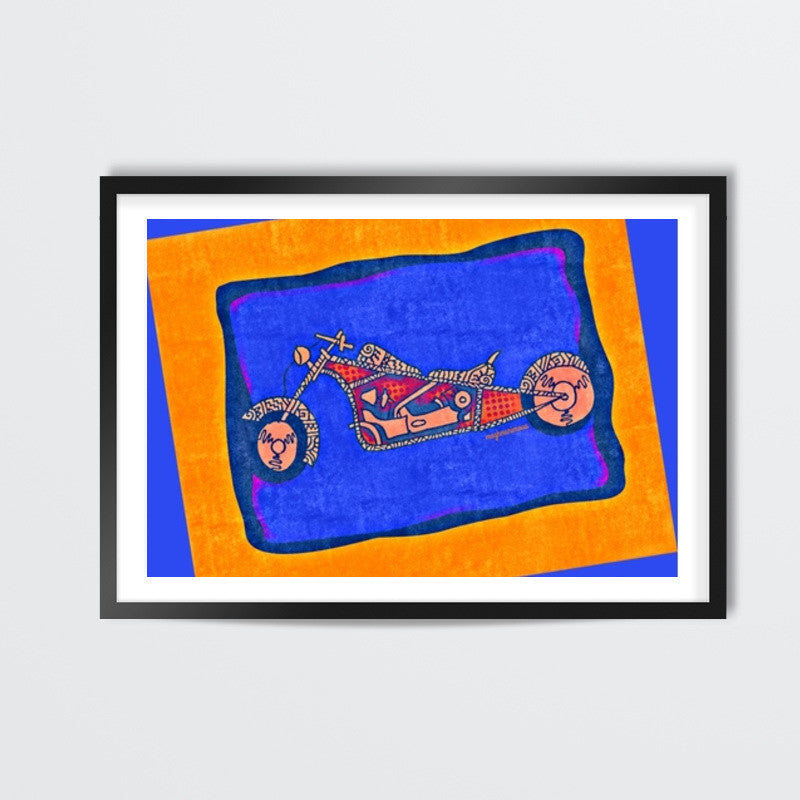 VintageBike Zenscrawl Wall Art