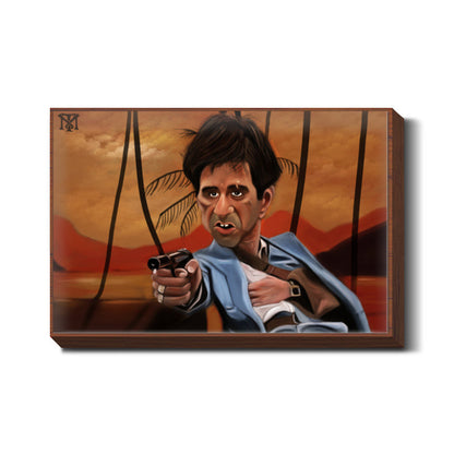 Scar Face | Tony Montana | Caricature Wall Art