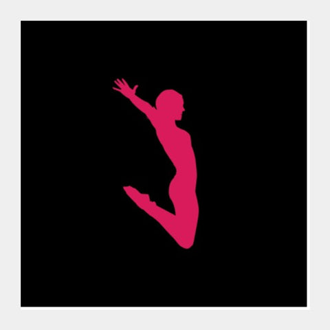 Square Art Prints, SILHOUETTE | JOY Square Art Prints