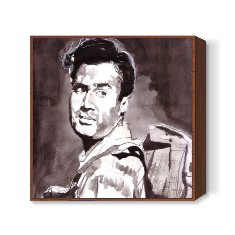 Superstar Dev Anand gracefully accepted all that life brought his way Square Art Prints