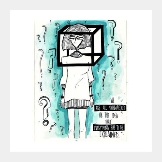 The Unexplained Square Art Prints