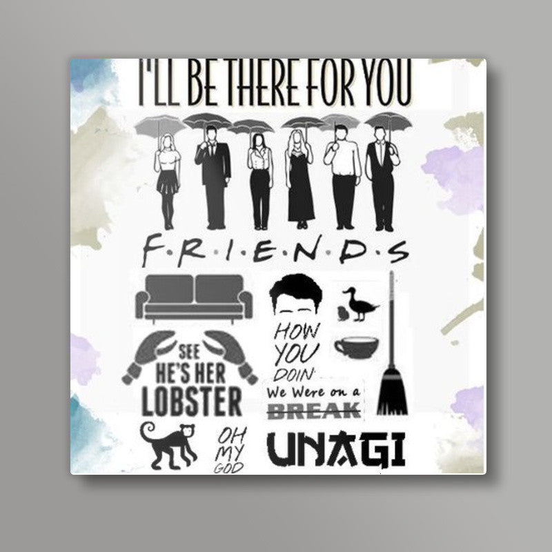 Friends series square prints