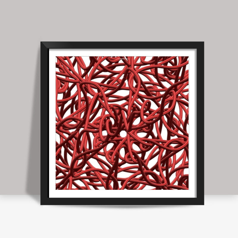 Entangled Love Square Art Prints