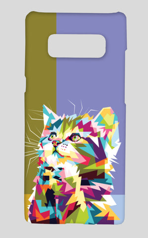 Colorfully Cat Hope Samsung Galaxy Note 8 Cases