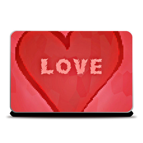 Laptop Skins, Valentines heart Laptop Skins