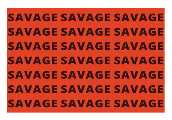 Wall Art, Savage AF Funny Typography Wall Art