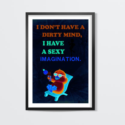 Humour Sexy Imagination Wall Art