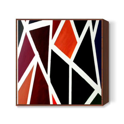 Shades | Abstract - Oil Painting Square Art Prints