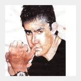 Square Art Prints, Superstar Aamir Khan is the intellectual Khan Square Art Prints