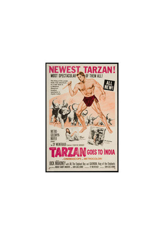 Tarzan in India Wall Art
