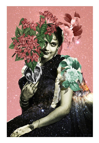 VINTAGE  FLORAL COLLAGE Art PosterGully Specials