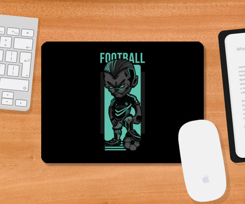 Angry Football Player | #Footballfan Mousepad