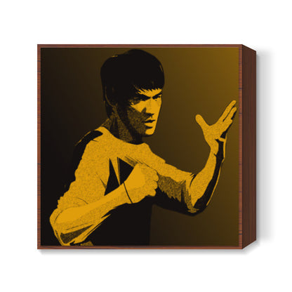 bruce lee Square Art Prints