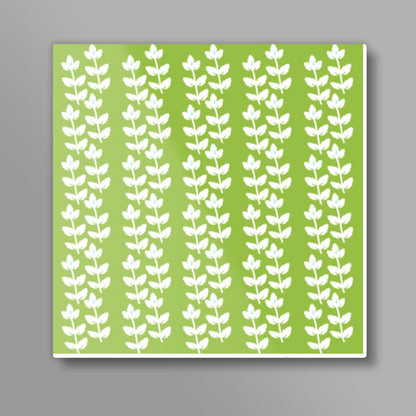 Leaf/Leaves Doodle Pattern Nature Square Art Prints