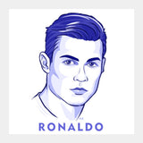 Square Art Prints, Football Legends - Ronaldo Square Art Prints
