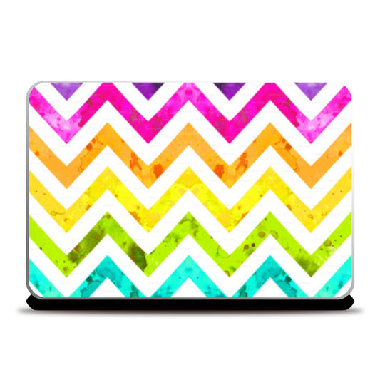 rainbow chevrons Laptop Skins