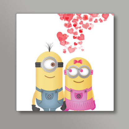 Minion Lovers Square Art