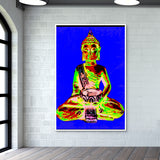 BUDDHA_BLUE Wall Art