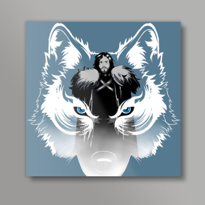 Jon Snow Square Art Prints