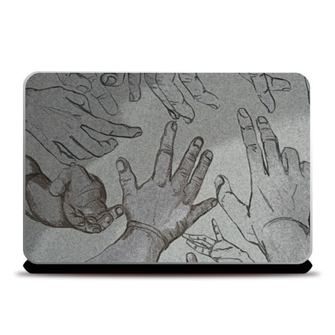 hands for help Laptop Skins