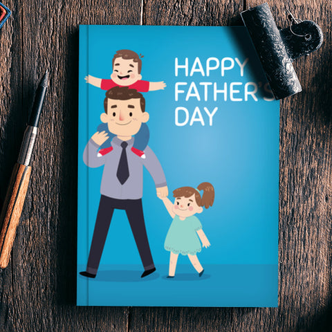 Cute Kids Playing With Dad Fathers Day | #Fathers Day Special  Notebook