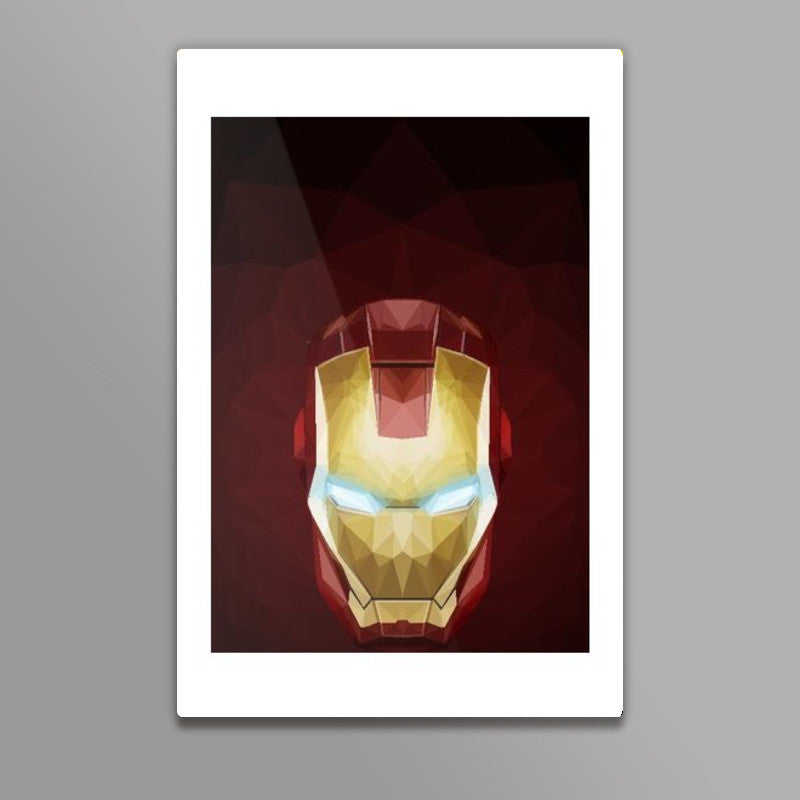 Iron Man Polygonal Wall Art