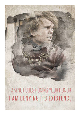 Wall Art, Tyrion Lannister Sarcasm | Rishabh Bhargava, - PosterGully