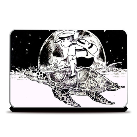 a ride to stars Laptop Skins