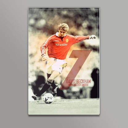 David Beckham - Manchester United Classic 7 Wall Art