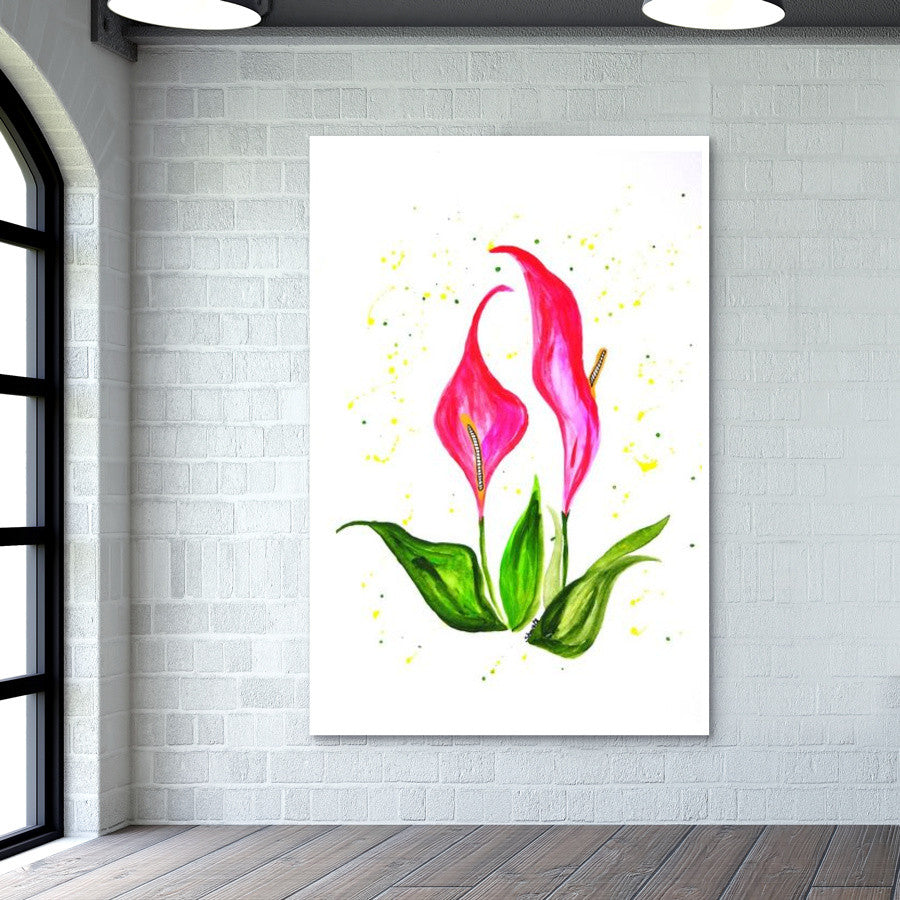 Pink Floral Art/ Shweta D