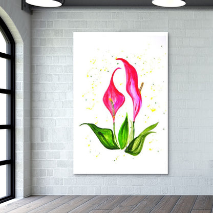 Pink Floral Art/ Shweta D