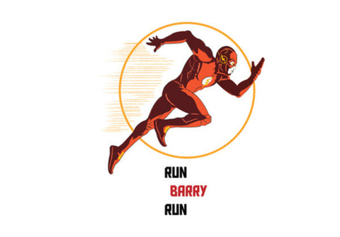 RUN BARRY RUN, THE FLASH, HARRISON WELLS QUOTES, DC COMICS Art Art PosterGully Specials