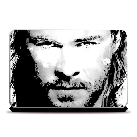 Laptop Skins, Thor Christ Hemsworth Movie Character Laptop Skin Artwork