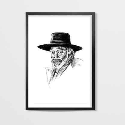 Samuel L Jackson in The Hateful Eight Wall Art