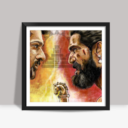 Baahubali Rage Square Art Prints