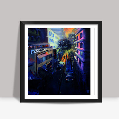 Big City - Painting Square Art Prints