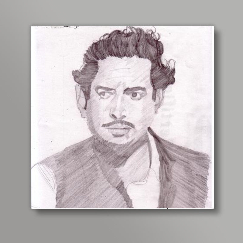 Bollywood visionary and star Guru Dutt was passionate for cinema Square Art Prints