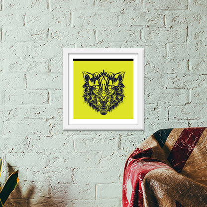 Wolf Head Premium Square Italian Wooden Frames