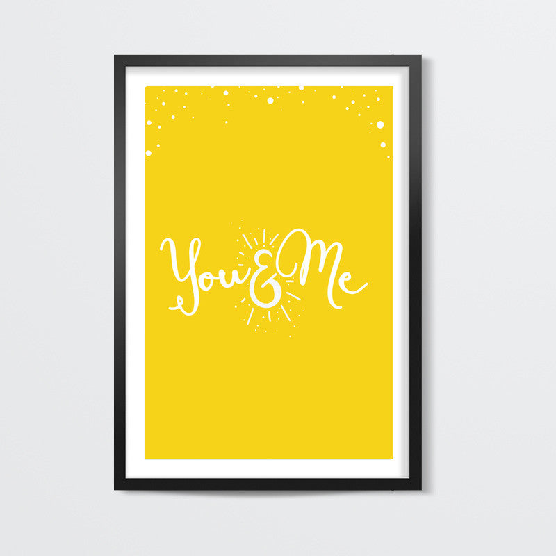 you and me Wall Art