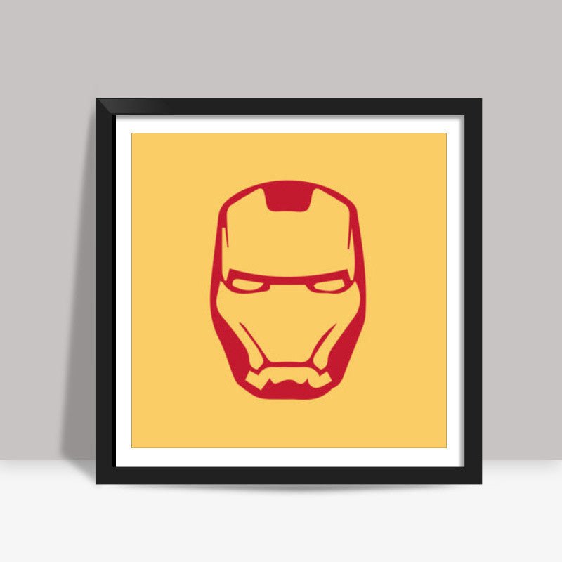 Iron Man Minimal Design Square Art Prints