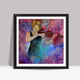 Violinist 67 Square Art Prints