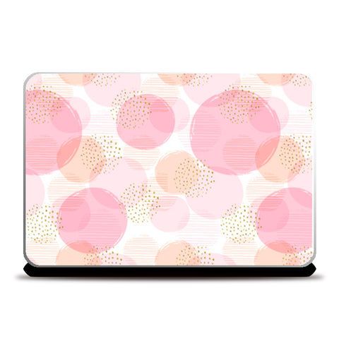 Pink Blush Bubble Laptop Skins