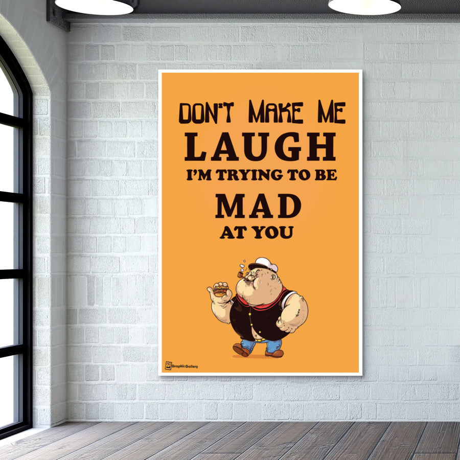 Mad At U Wall Art