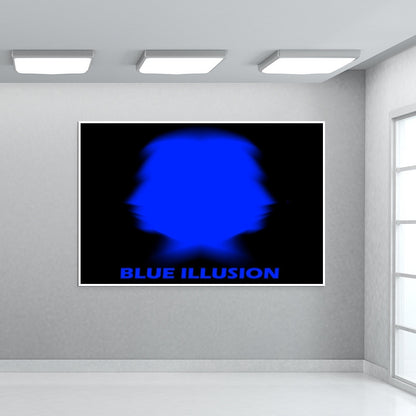 Blue Illusion Wall Art