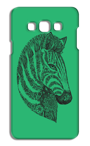 Floral Zebra Head Samsung Galaxy A7 Cases